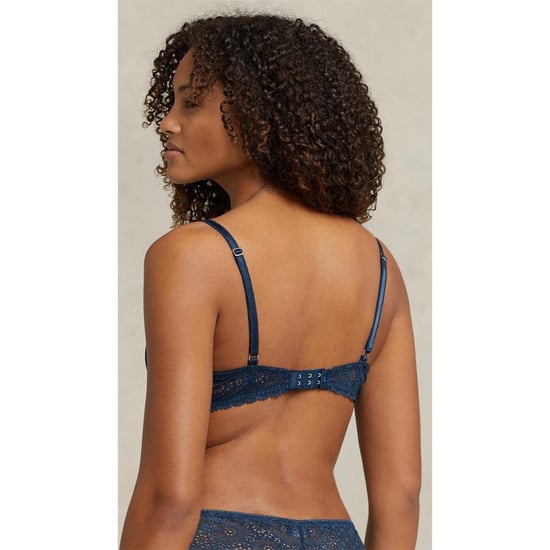 Women's Ralph Lauren Polo Eyelet Balcony Bra in Denim - Image 3