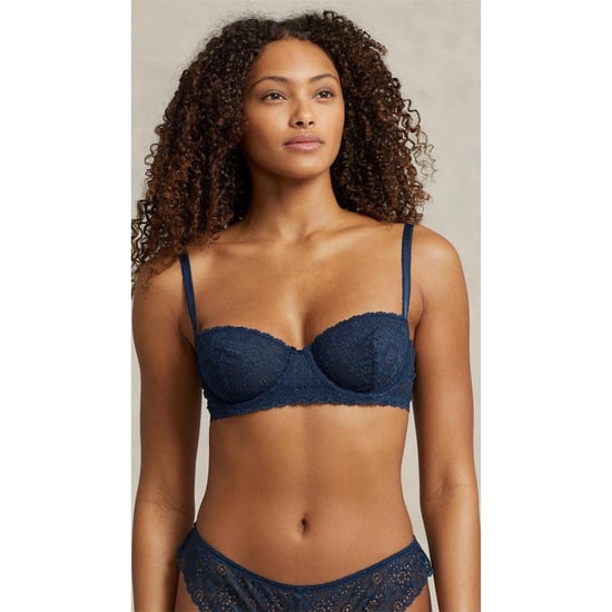 Women's Ralph Lauren Polo Eyelet Balcony Bra in Denim - Image 4