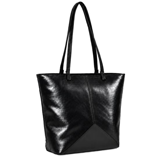 Women's Large Tote Bag Shopper Shoulder Bag in Black - Image 1