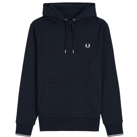 Fred Perry Men's Twin Tipped Pullover Hoodie Navy - Image 1