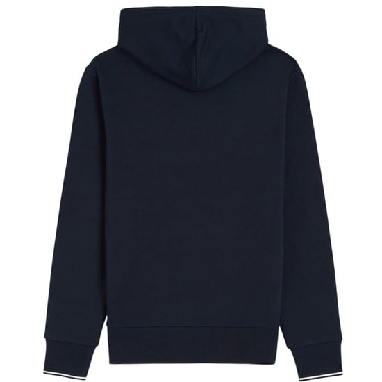 Fred Perry Men's Twin Tipped Pullover Hoodie Navy - Image 2