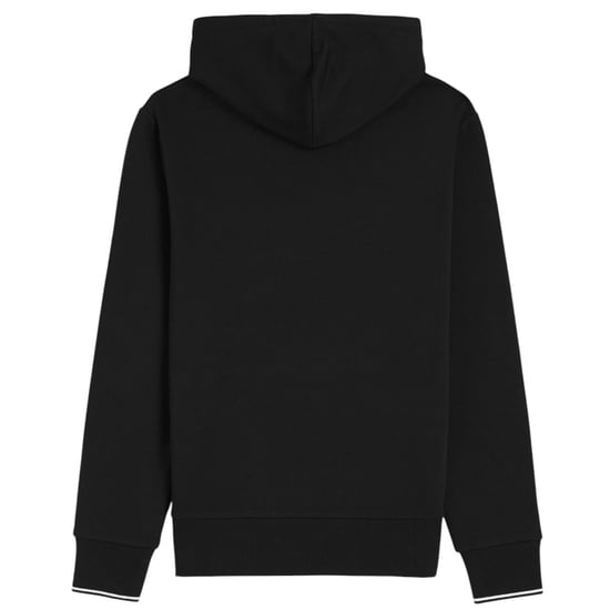 Fred Perry Men's Twin Tipped Pullover Hoodie Black - Image 2