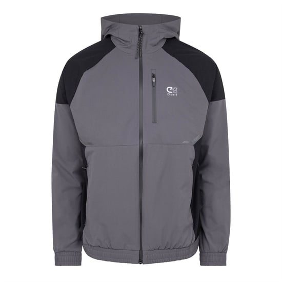 Men's Cruyff Elt Track Top in DARK GREY - Image 1