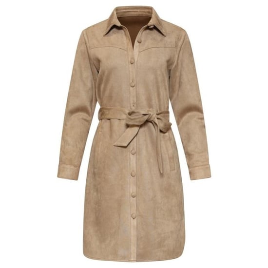 Smashed Lemon Jurk 26568 taupe - Image 1
