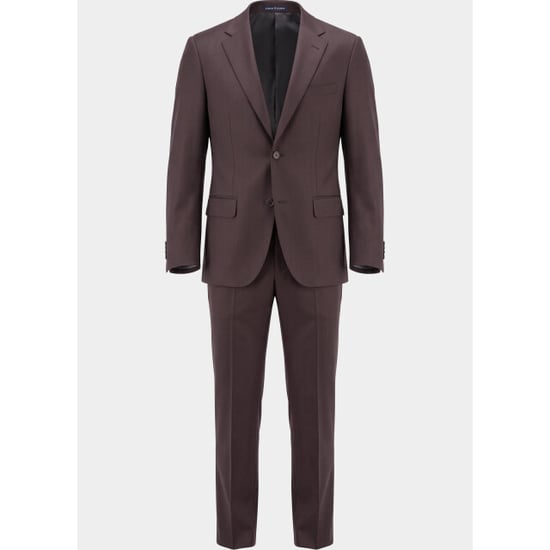 Bos Bright Blue Scotland blue pak vienna suit wool mix drop 8 spe233028vi51sb/870 cacao - Image 2