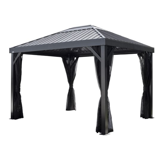 Sojag Kiruna 3x3.5 m metalen tuinpaviljoen met muggennet - Image 1