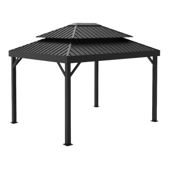 Sojag Londen metalen paviljoen met muggennet 3x4 m - - Image 1