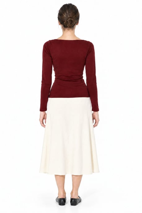 Lace Detailed V-Neck Blouse - Image 3
