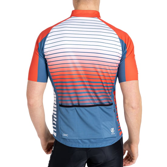 Dare 2b Mens AEP Virtuous Full Zip Cycling Jersey - Stellar Blue - Image 2