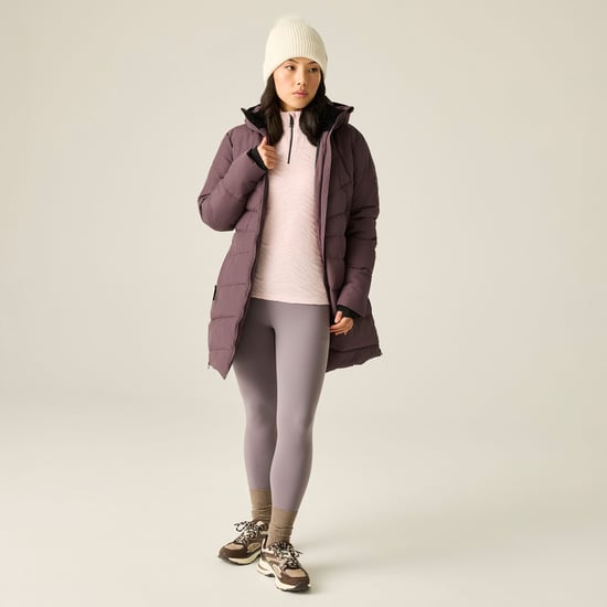 Dare 2b Womens Glacie Long-Length Insulated Waterproof Jacket - Huckleberry - Image 3