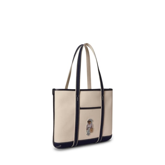 Accessories Polo Ralph Lauren Polo Bear Tote in ECRU/INDIGO SKY - Image 3