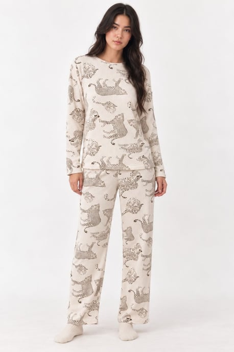 Tiger Print Pajama Set - Image 2