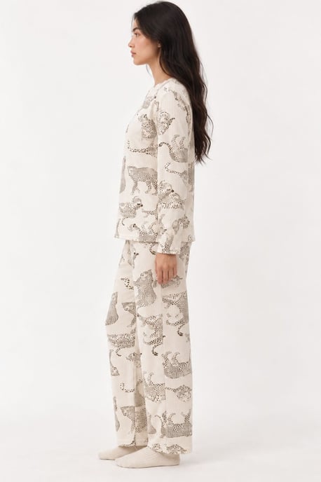 Tiger Print Pajama Set - Image 3