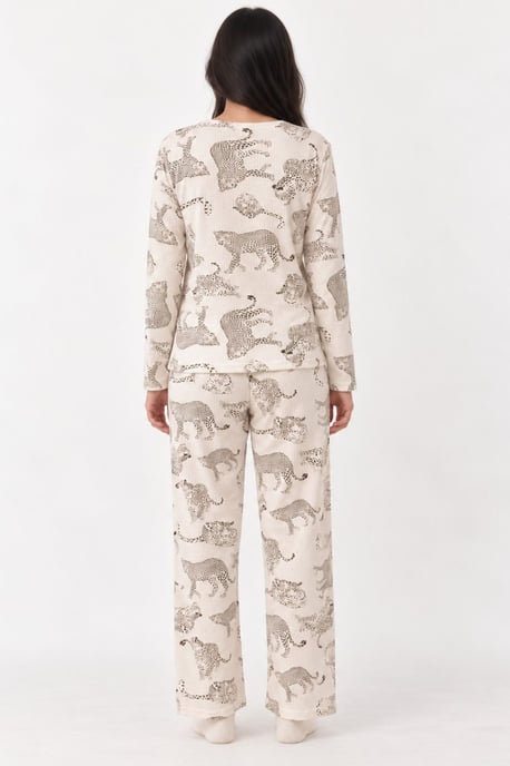 Tiger Print Pajama Set - Image 4
