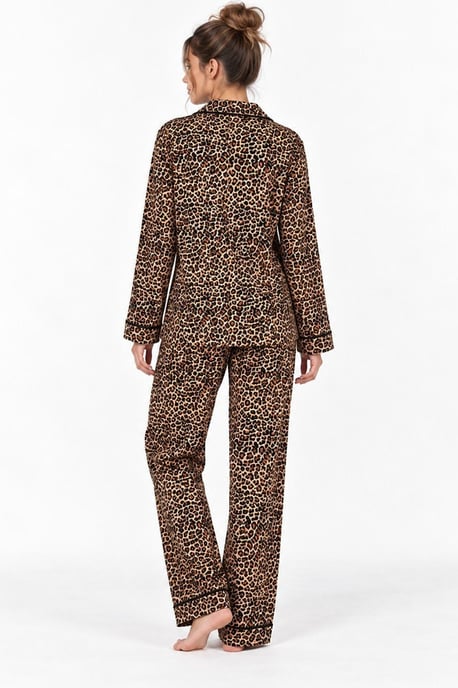 Leopard Print Pajama Set - Image 4