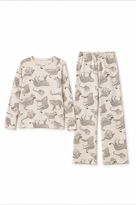 Tiger Print Pajama Set - Image 5