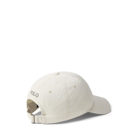 Accessories Polo Ralph Lauren Chino Adjustable Baseball Cap in Stone Pebble - Image 2