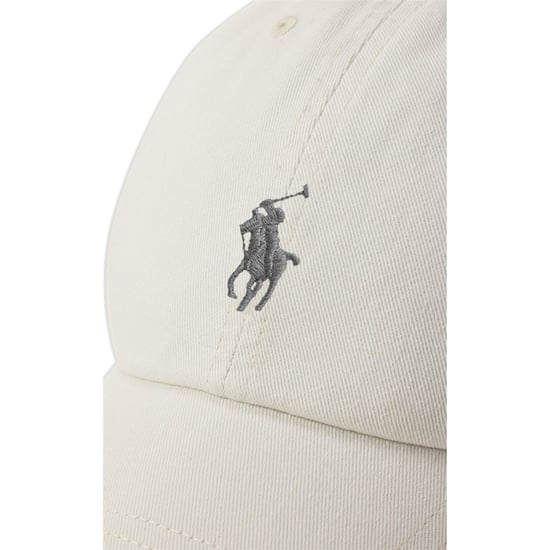 Accessories Polo Ralph Lauren Chino Adjustable Baseball Cap in Stone Pebble - Image 3