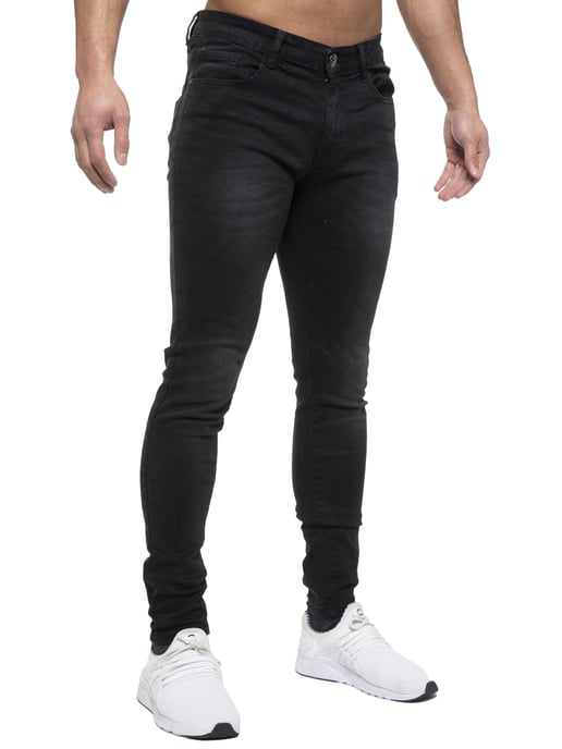 ETO | Herr Designer Slim Skinny Fit Stretch Jeans - Image 2
