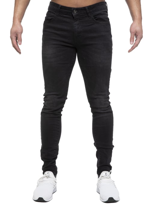 ETO | Herr Designer Slim Skinny Fit Stretch Jeans - Image 3
