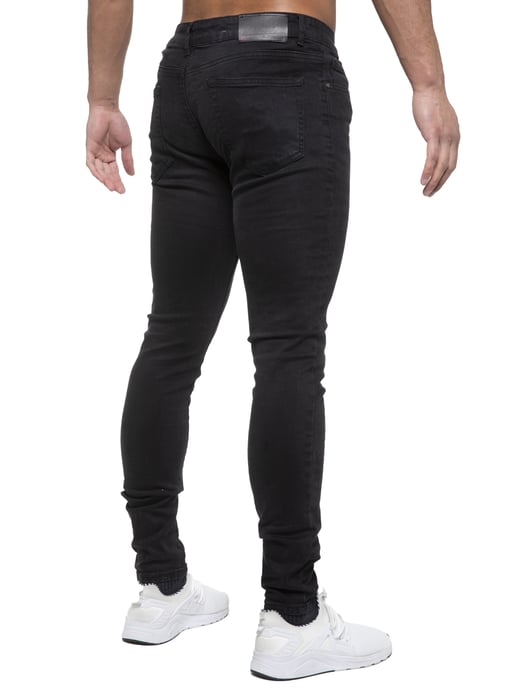 ETO | Herr Designer Slim Skinny Fit Stretch Jeans - Image 5