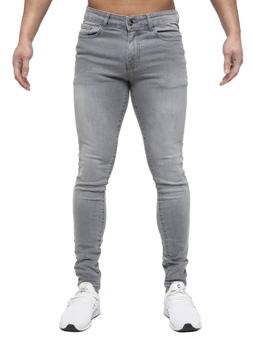 ETO Heren Slim Skinny Fit Stretch Jeans - Image 3