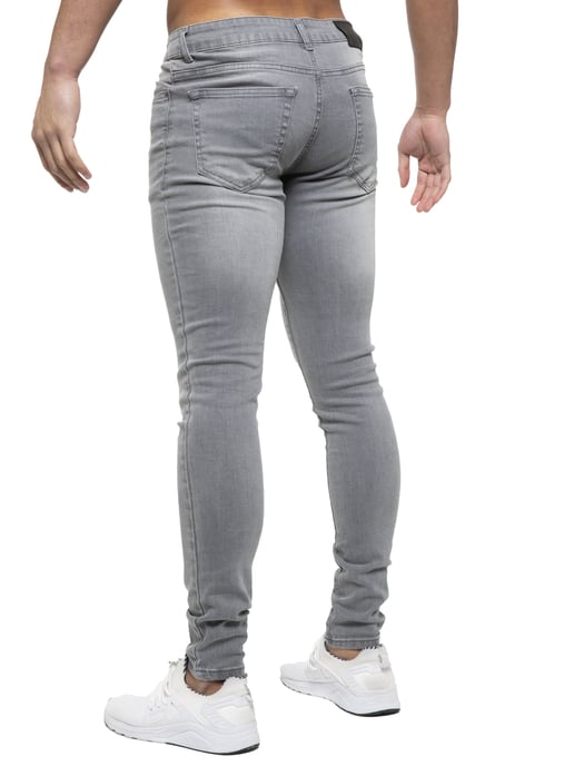 ETO Heren Slim Skinny Fit Stretch Jeans - Image 4