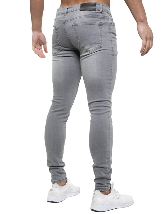 ETO Heren Slim Skinny Fit Stretch Jeans - Image 5