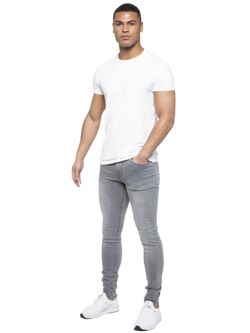 ETO Heren Slim Skinny Fit Stretch Jeans - Image 6