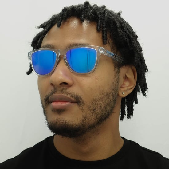 Oakley rechthoek unisex kristalheldere prizm saffier zonnebril kikkerskikkers - Image 5
