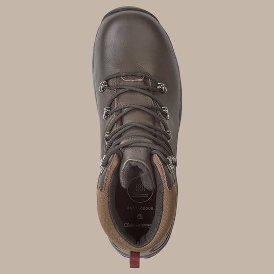 Craghoppers Mens Lite NewHide Full Grain Leather Walking Boots (Mocha) - Image 3