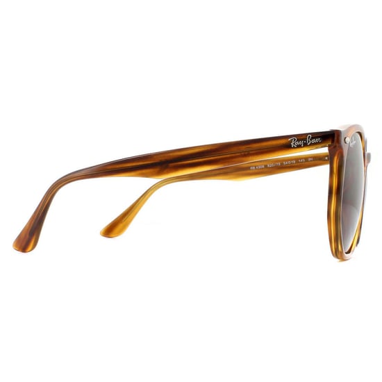 Ray-Ban Sunglasses RB4306 820/73 Striped Red Havana Dark Brown - Image 4