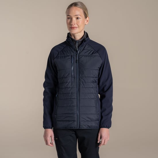 Craghoppers Womens/Ladies Expert Compresslite Hybrid Jacket (Dark Navy) - Image 1