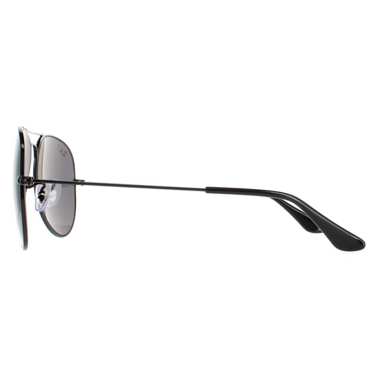 Ray-Ban Aviator Unisex Polished Black/Black Polarized Aviator 3025 Sunglasses - Image 3
