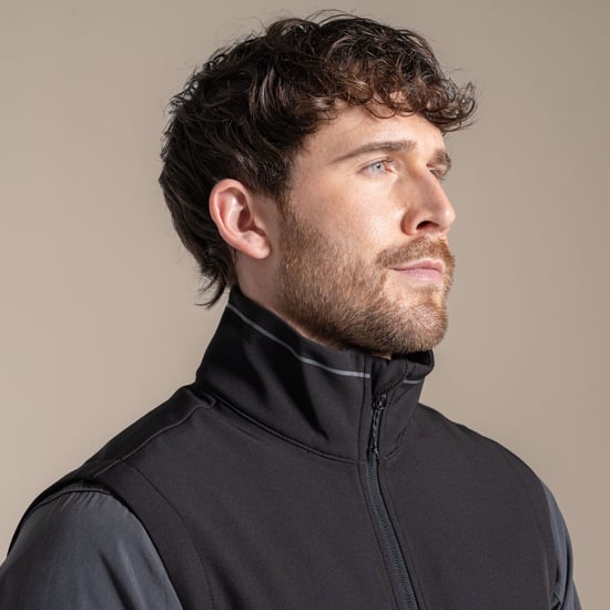 Craghoppers Mens Expert Basecamp II Softshell Gilet (Black) - Image 5