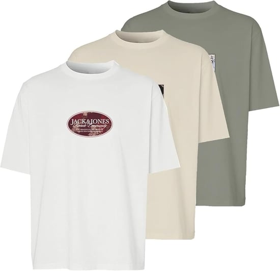 JJ Men's 3 Pack T-Shirts Crew Neck - Image 1
