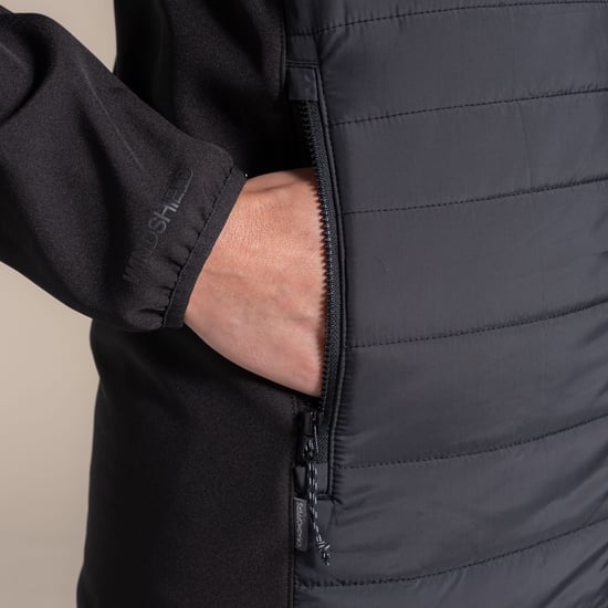 Craghoppers Womens/Ladies Expert Compresslite Hybrid Jacket (Black) - Image 5