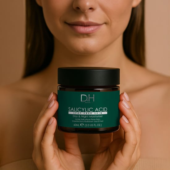 Dr H Salicylic Acid Anti-Ageing Day & Night Moisturiser 50ml for Acne, Blemishes, Large Pores, Dullness - Image 5