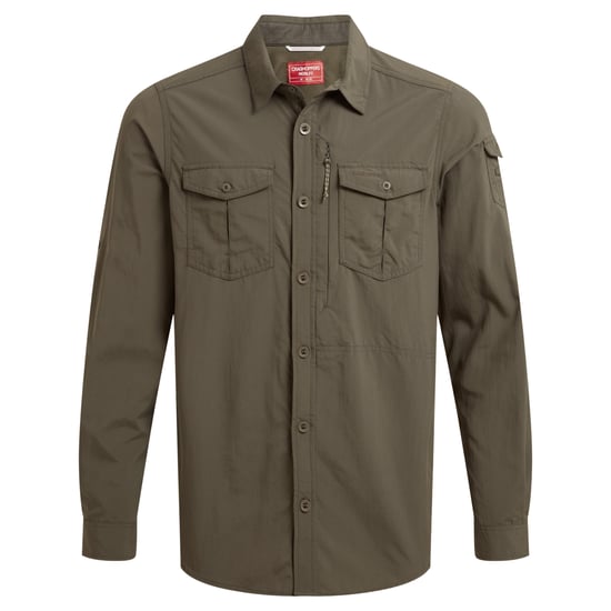 Craghoppers Mens Adventure III Nosilife Long-Sleeved Shirt (Woodland Green) - Image 2