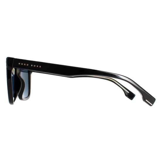 Hugo Boss Square Mens Black Brown Gold Mirrored BOSS 1317/S - Image 3