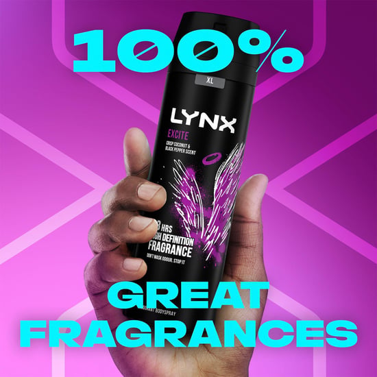 6 Pack Lynx XL Body Spray Deodorant, 200ml [Buy Six - Excite] - Image 2