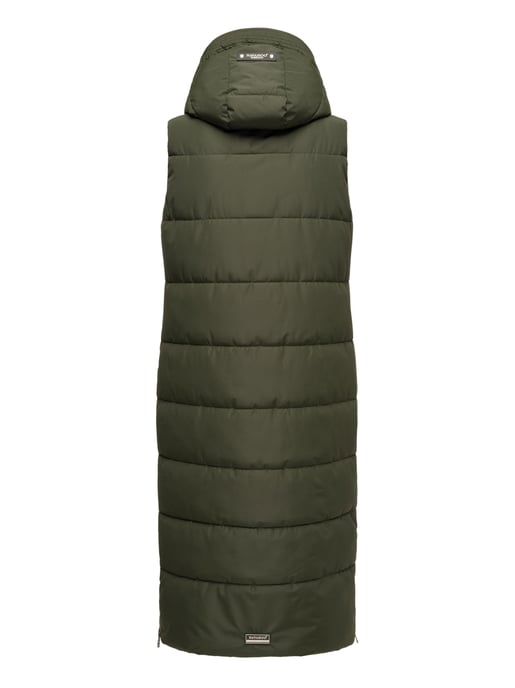 Navahoo dames gewatteerd vest Brezelchen – Lang & Warm - Image 4