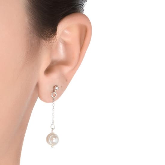 Luxenter kiarik-örhängen i 925 sterling silver och rodiumpläterad vit pärla - Image 2