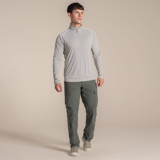 Craghoppers Heren Nosilife Half Zip Pullover (Perkament) - Image 1