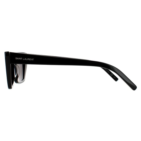 Saint Laurent Cat Eye Dames Zwart Grijze Zonnebril - Image 3