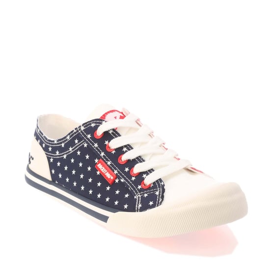 Women's Rocket Dog Jazzin Spangle Banner Pumps in Red navy - Image 2