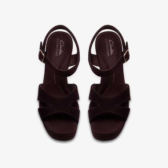 Nerisa Twist Dark Brown Sandals - Image 6