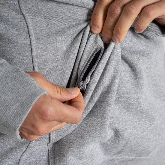 Craghoppers Mens Workwear Oulston Hoodie (Mjuk grå marl) - Image 6