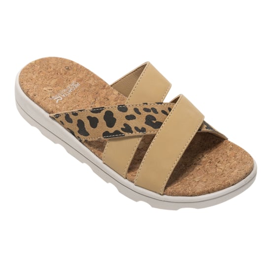 Regatta Dam/Ladies Cassie Leopardmönstrade sandaler (Tan) - Image 4