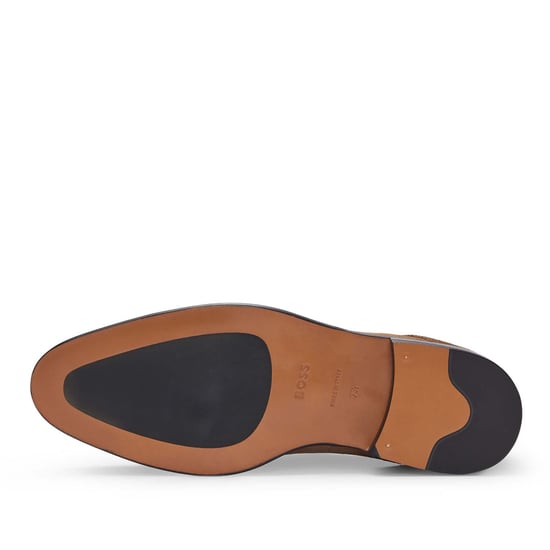 Men's Boss Derrek Derby Shoes in Beige - Image 6